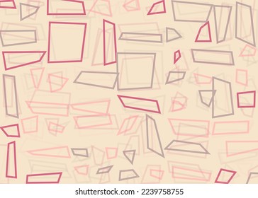 Offset Quads generative art background art illustration