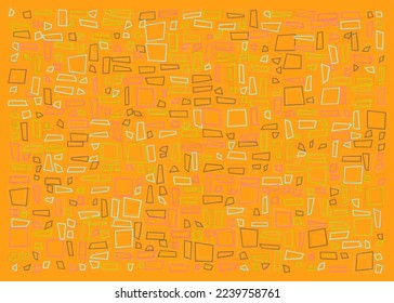 Offset Quads generative art background art illustration