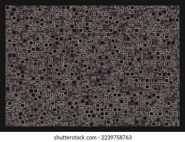 Offset Quads generative art background art illustration