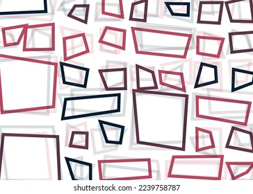 Offset Quads generative art background art illustration