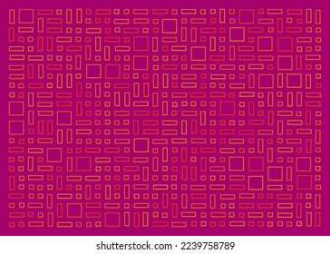Offset Quads generative art background art illustration
