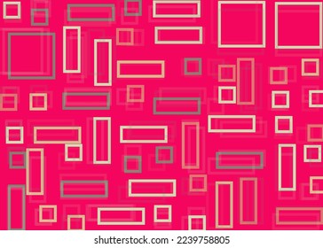 Offset Quads generative art background art illustration