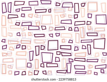Offset Quads generative art background art illustration