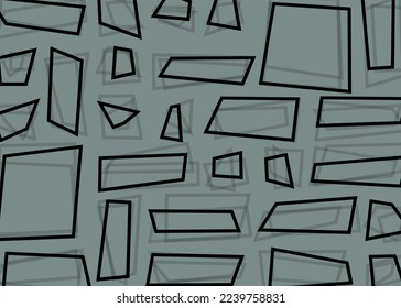 Offset Quads generative art background art illustration