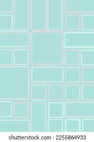 Offset Quads generative art background art illustration