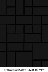 Offset Quads generative art background art illustration