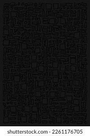 Offset Quads generative art background art illustration