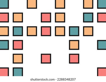 Offset Quads generative art background art illustration