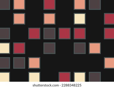 Offset Quads generative art background art illustration