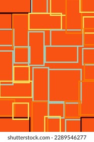 Offset Quads generative art background art illustration