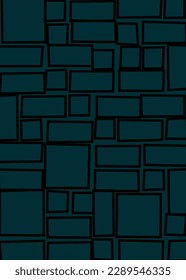 Offset Quads generative art background art illustration