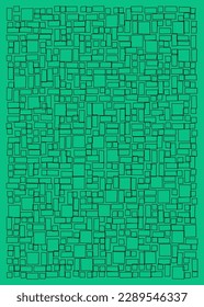 Offset Quads generative art background art illustration