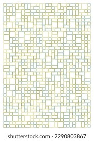 Offset Quads generative art background art illustration