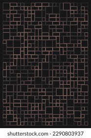 Offset Quads generative art background art illustration