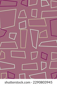 Offset Quads generative art background art illustration