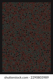 Offset Quads generative art background art illustration