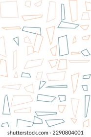 Offset Quads generative art background art illustration