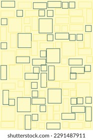 Offset Quads generative art background art illustration