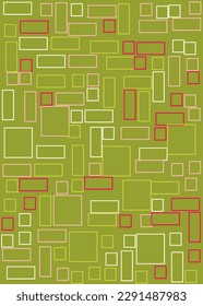 Offset Quads generative art background art illustration