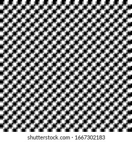 Offset squares seamlessly repeatable geometric pattern. Emboss, indent squares pattern. op-art background, texture