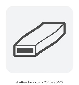 Offsets duct vector icon. Galvanized steel sheet for ductwork to avoid obstacles structural by install on ceiling to distributing supplying hot cold air in hvac or air conditioning, ventilation system