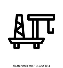 offshore icon or logo isolated sign symbol vector illustration - high quality black style vector icons
