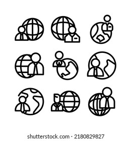 Offshore-Symbol oder -Logo, einzelne Zeichen Symbol, Vektorgrafik - Sammlung von hochwertigen, schwarzen Vektorsymbol
