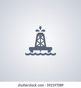 Offshore oil icon