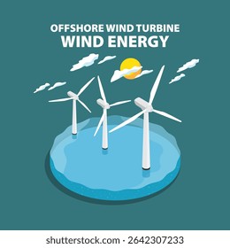Offshore Wind Turbine Energy: How Clean Energy Works, Using an isometric design