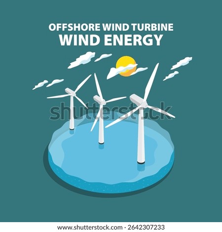 Offshore Wind Turbine Energy: How Clean Energy Works, Using an isometric design