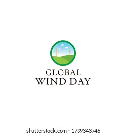 Granja de molino de viento en alta mar en el océano Parque de viento Oeste , molinos de viento aislados en el mar en un hermoso día brillante Holanda Flevoland Noordoostpolder