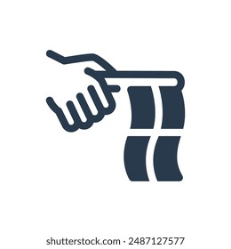 Offside Flag for Football Vector Icon