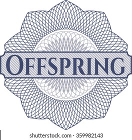 Offspring abstract linear rosette