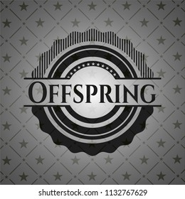 Offspring black emblem. Vintage.