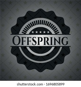 Offspring black emblem. Vintage. Vector Illustration. Detailed.