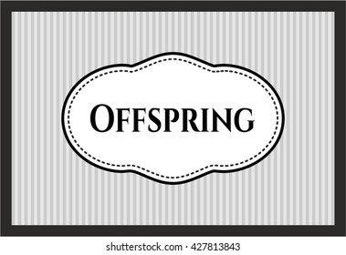 Offspring colorful poster