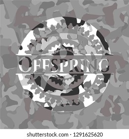 Offspring grey camo emblem