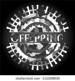  Offspring grey camouflage emblem