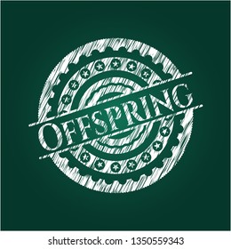 Offspring on chalkboard