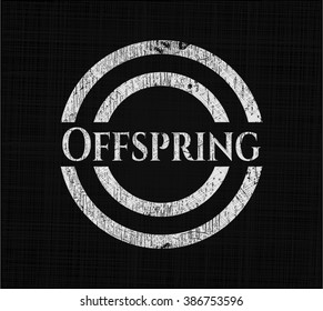 Offspring written on a blackboard