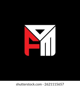 OFM letra logotipo criativo design com gráfico vetorial, OFM logotipo simples e moderno. OFM design de alfabeto luxuoso  