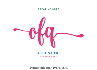 OFQ lettering logo is simple, easy to understand and authoritative