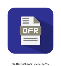 Ofrecer iconos planos de archivos de audio, documento, tipo de archivos, extensión, icono de símbolo de formato. Ilustración vectorial.