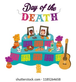 Ofrenda Dia Muertos Altar Day Of The Dead