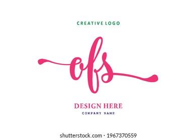 OFS lettering logo is simple, easy to understand and authoritative
