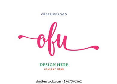 OFU lettering logo is simple, easy to understand and authoritative