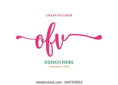 OFV lettering logo is simple, easy to understand and authoritative