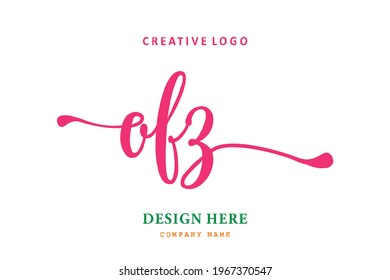 OFZ lettering logo is simple, easy to understand and authoritative