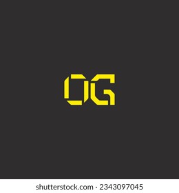 OG creative and modern vector logo design.