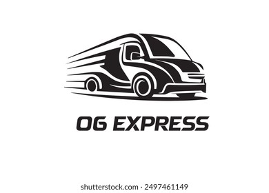 Logotipo del arte de la mano de OG Express